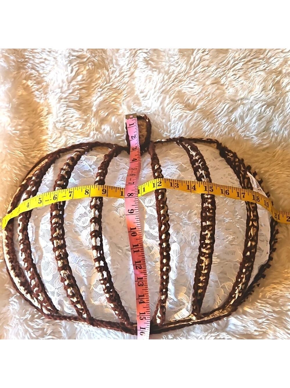 Lace Pumpkin Decor - Picture 9 of 17
